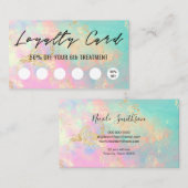 Opal-Treuekarte Visitenkarte (Vorne/Hinten)