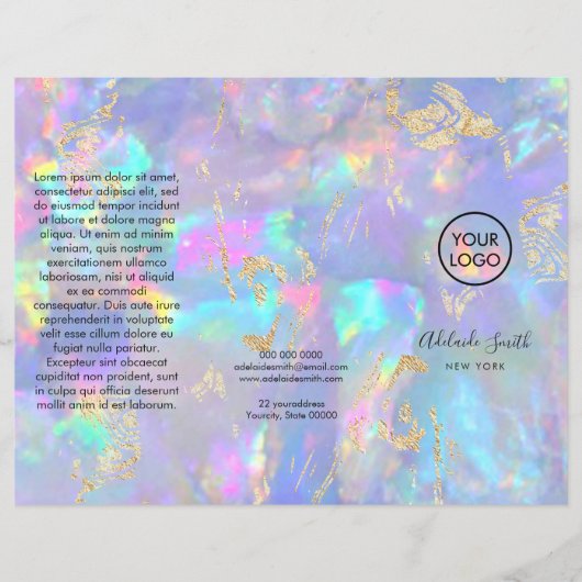 Opal-Trifold-Broschüre (Vorderseite)