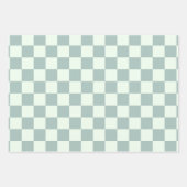 Opal- und Honeydew-Checkerboard Geschenkpapier Set (Vorderseite 3)