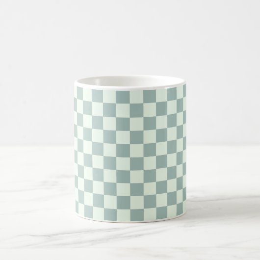 Opal- und Honeydew-Checkerboard Kaffeetasse (Mittel)