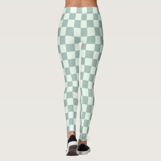 Opal- und Honeydew-Checkerboard Leggings (Rückseite)