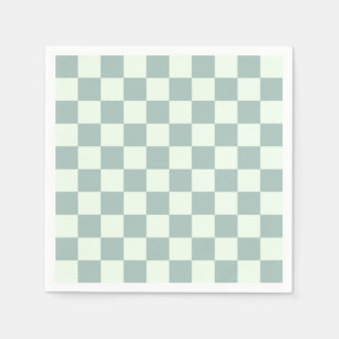 Opal- und Honeydew-Checkerboard Serviette