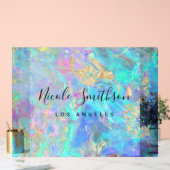 Opal- und Imitat-Folie Acrylschild (Hochzeit)