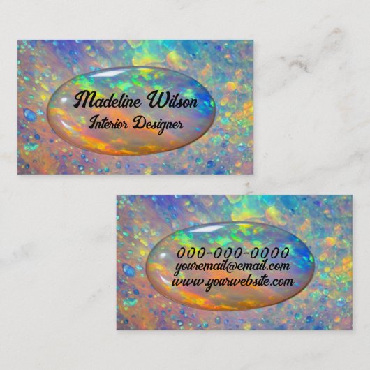 Opal Visitenkarte (Vorne/Hinten)