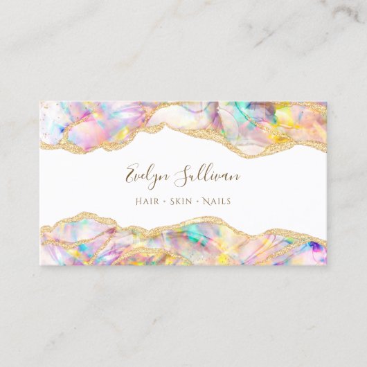 Opal-Visitenkarte Visitenkarte (Vorderseite)