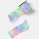 Opal-Wasserfarbspritzer: Satinband (Rückseite)
