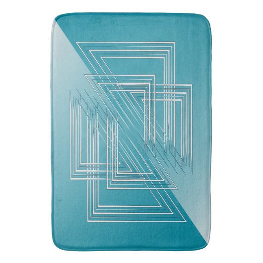 Opal-Weiß Badematte (Vorderseite Vertikal)