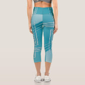 Opal-Weiß Capri Leggings (Rückseite)