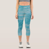 Opal-Weiß Capri Leggings (Vorderseite)