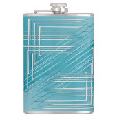 Opal-Weiß Flachmann (Vorderseite)