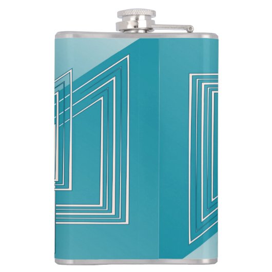 Opal-Weiß Flachmann (Rückseite)