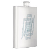 Opal-Weiß Flachmann (Rechts)