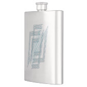 Opal-Weiß Flachmann (Links)