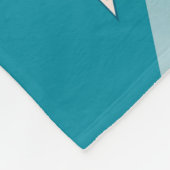 Opal-Weiß Fleecedecke (Ecke)