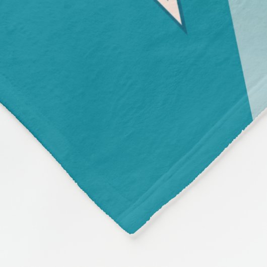 Opal-Weiß Fleecedecke (Ecke)