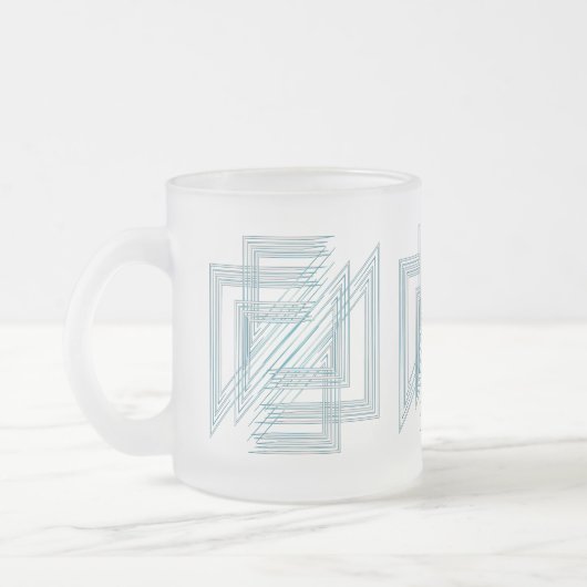 Opal-Weiß Mattglastasse (Links)