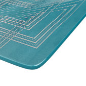 Opal-Weiß Schneidebrett (Ecke)