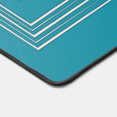 Opal-Weiß Schreibtischunterlage (Ecke)