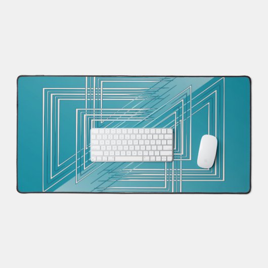 Opal-Weiß Schreibtischunterlage (Tastatur & Maus)