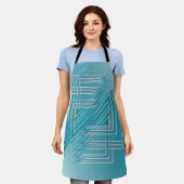 Opal-Weiß Schürze (Getragen)