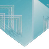 Opal-Weiß Tischdecke (Schrägansicht)