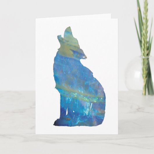 Opal Wolf Card Karte (Vorderseite)