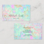 opaler Foto-Hintergrund Visitenkarte (Vorne/Hinten)