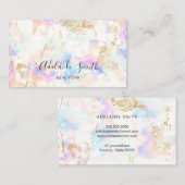 opaler Mineral Visitenkarte (Vorne/Hinten)