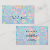 opales Edelstein-Foto Visitenkarte (Vorne/Hinten)