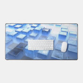 Opaleszenz (Ice) Schreibtischunterlage (Tastatur & Maus)