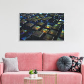 Opaleszenz Leinwanddruck (Insitu (Wohnzimmer))