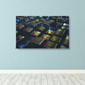 Opaleszenz Leinwanddruck (Insitu (Holzboden))