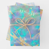 Opalgemein inspiriert geschenkpapier set (Beispiel)