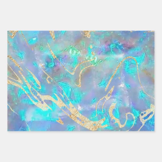 Opalgemein inspiriert geschenkpapier set (Vorderseite)