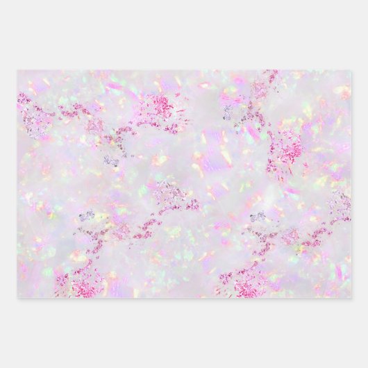 Opalgemsteinstruktur Geschenkpapier Set (Vorderseite 3)