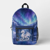 Opaline Frost Drachen Rucksack (Vorderseite)
