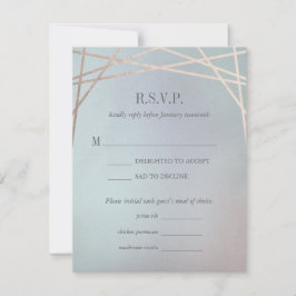 Opaline Wedding Einladung Antwort RSVP Karte