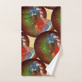 Opalisierte Sphenodiscus Lenticularis Ammonite Mus Badhandtuch Set (Handtuch)