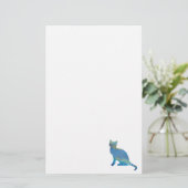 Opalkatze stationär briefpapier (Stehend Vorderseite)