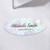 Opalmineral Namensschild