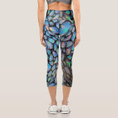 Opalmosaik1 Capri Leggings (Rückseite)