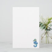 Opalseepferd stationär briefpapier (Stehend Vorderseite)
