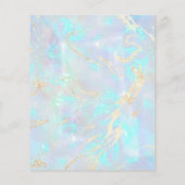 Opalstein-Hintergrund Flyer (Hinten)