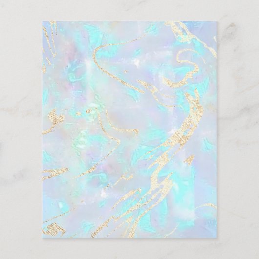 Opalstein-Hintergrund Flyer (Hinten)