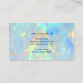 Opalstein Visitenkarte (Rückseite)