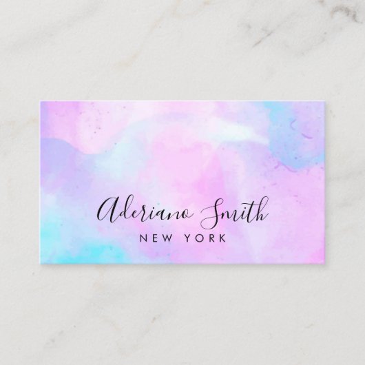 Opalstein Visitenkarte (Vorderseite)