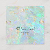 Opalsteinstruktur Quadratische Visitenkarte (Vorderseite)