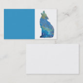 Opalwolf-Visitenkarten Visitenkarte (Vorne/Hinten)