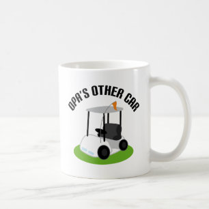 Opas anderes Auto (Golfmobil) Kaffeetasse