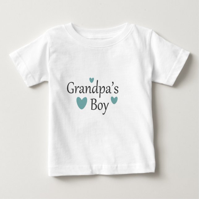 Opa's Boy Baby T-Shirt (Vorderseite)